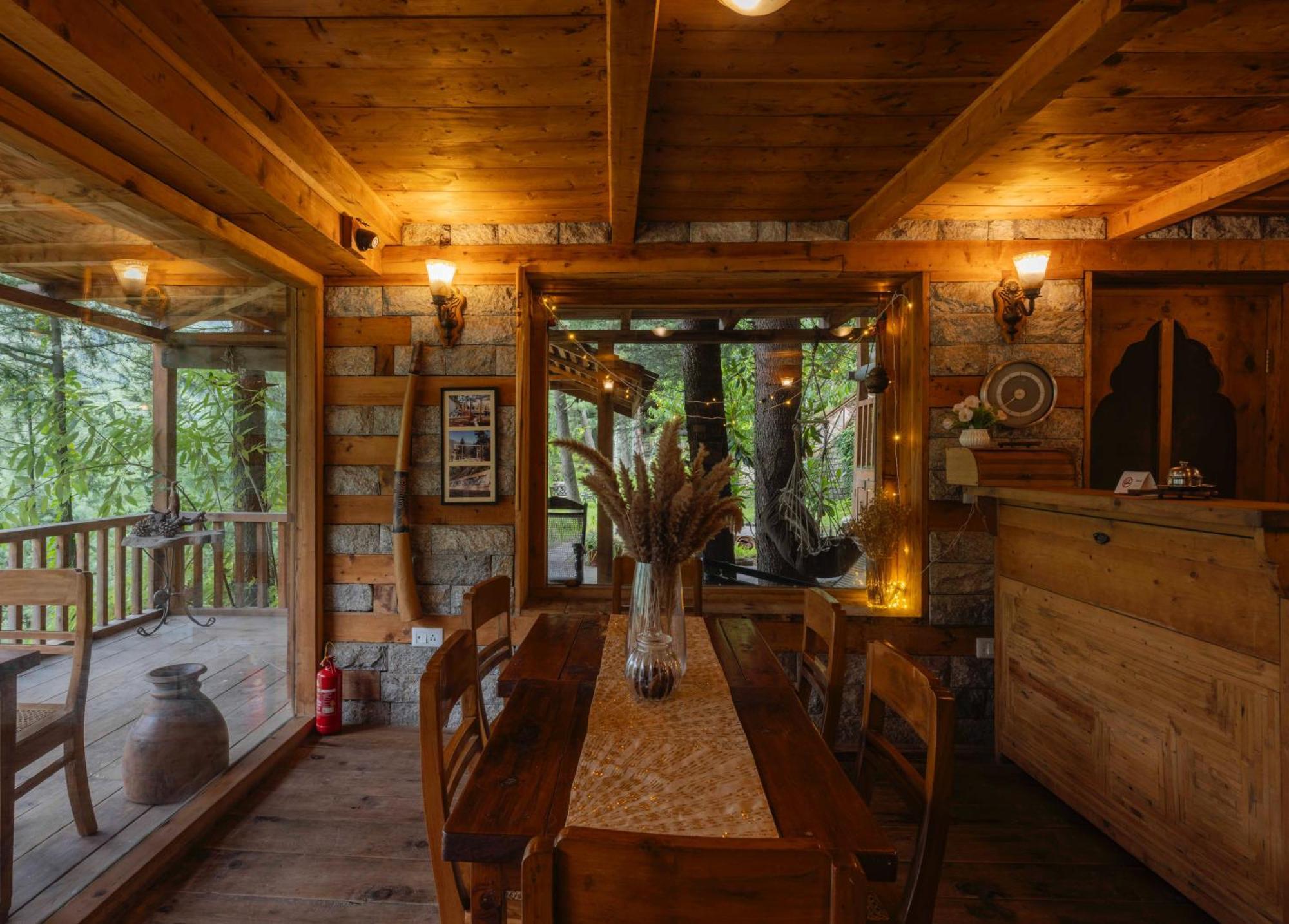 Kudrat - A Boutique Homestay- Tirthan Valley Gushaini Exteriör bild